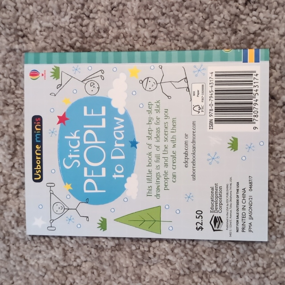 Usborne Minis How To Draw Stick People And Animals - Picture 3 of 5